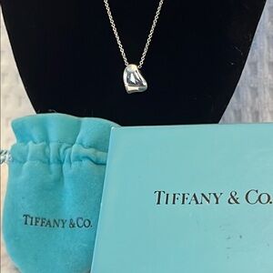 Tiffany & Co. Silver Heart Pendant Necklace